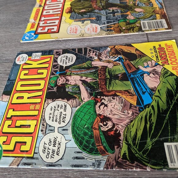 Vintage SGT ROCK DC Comics Lot of 2 #304 #348 Bronze Age - Picture 3 of 5